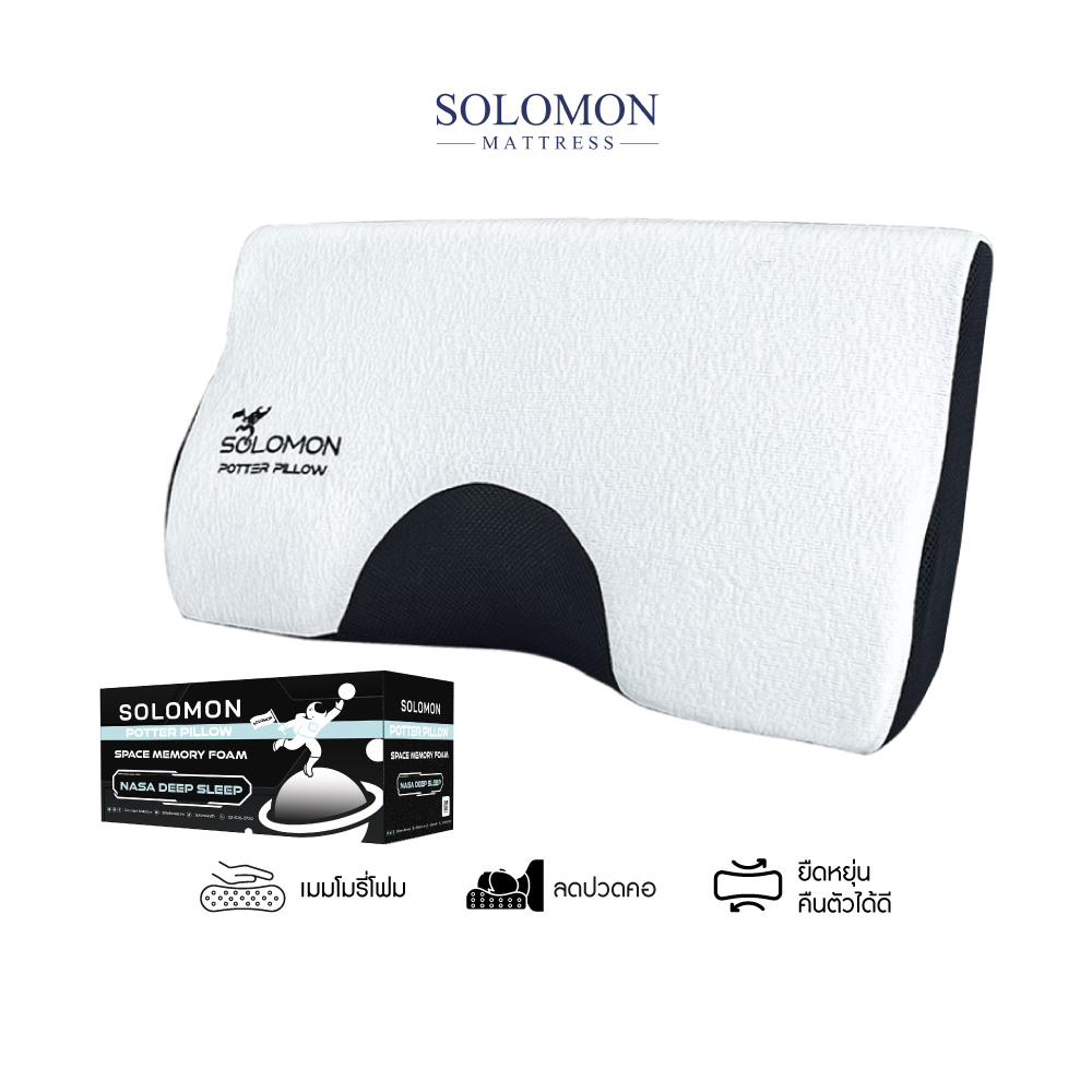 หมอนเมมโมรี่โฟม SOLOMON รุ่น POTTER PILLOW_0